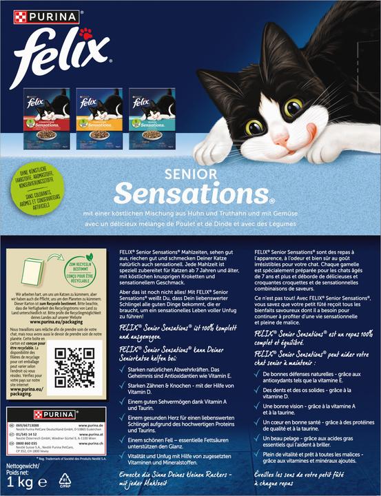 Produktbild Felix Sensations (Senior, 1 Stk., 1100 g)