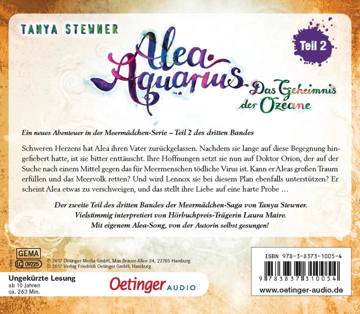 Immagine prodotto Alea Aquarius.Il segreto degli oceani (3) Parte (Frank Gustavo, Laura Maire, Carrelli Claudia, Stewner Tanya, Guido Frommelt, Tedesco)