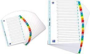 Produktbild Elba Mylar-Kartonmappen, A-Z, ohne "ST"-"SCH", 20-teilig DIN A4, Masse: (B)210 x (H)297 mm