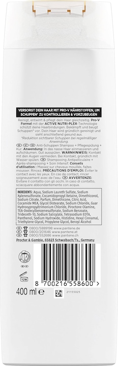 Produktbild Pantene Pro-V Anti-Schuppen (400 ml, Flüssiges Shampoo)