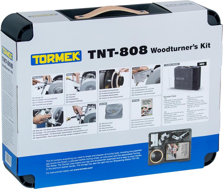 Actual product image Tormek TNT-808 turner package