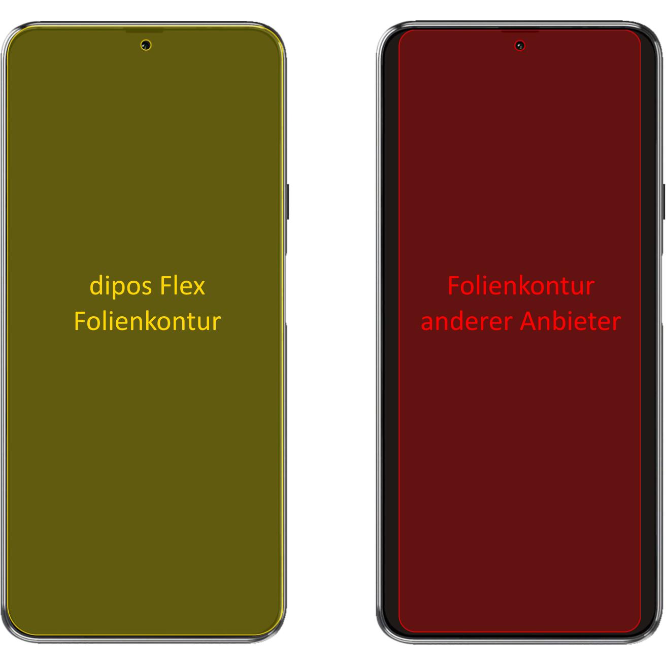 Thumbnail - Dipos Displayschutzfolie Full-Cover 3D (3 Stück, Cubot X50), Smartphone Schutzfolie, Transparent