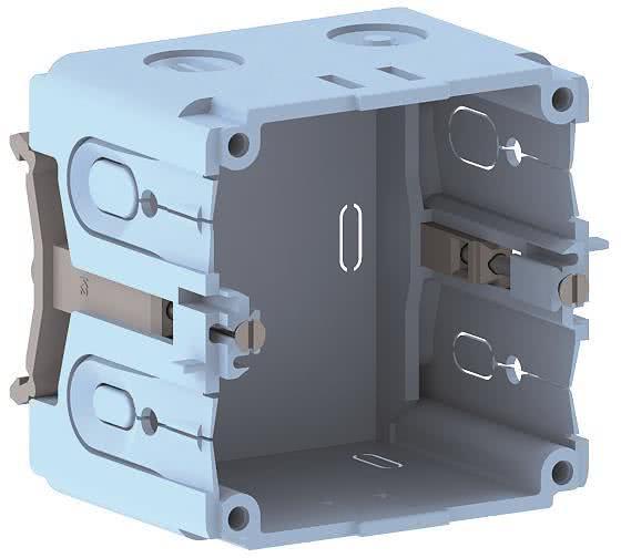 GGK Device socket GED 50 1gang 1261 for LFG/ FB and BR channel blue