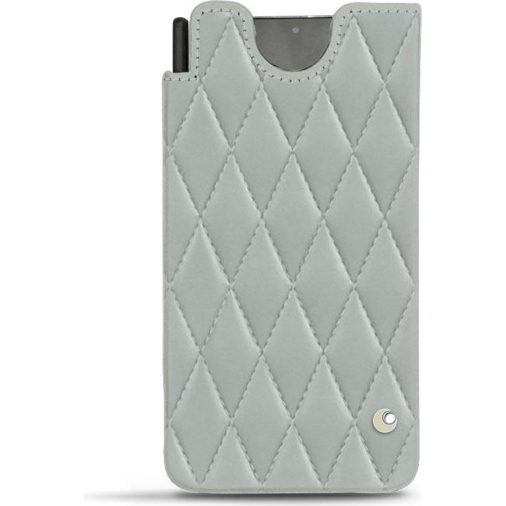 Noreve Lederschutzhülle (Samsung Galaxy S21 Ultra), Smartphone Hülle, Grau