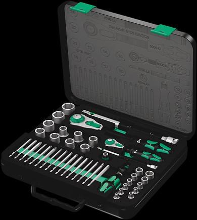 Productafbeelding Wera Dopsleutelset (19 mm, 6 mm, 12 mm, 24 mm, 14 mm, 22 mm, 16 mm, 23 mm, 10 mm, 21 mm, 18 mm, 7 mm, 17 mm, 11 mm, 5 mm, 15 mm, 8 mm, 9 mm, 13 mm, 20 mm, 4 mm)