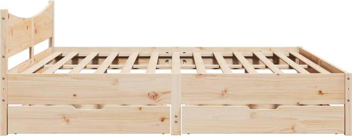Immagine prodotto vidaXL Letto con cassetti in pino (180 x 200 cm)
