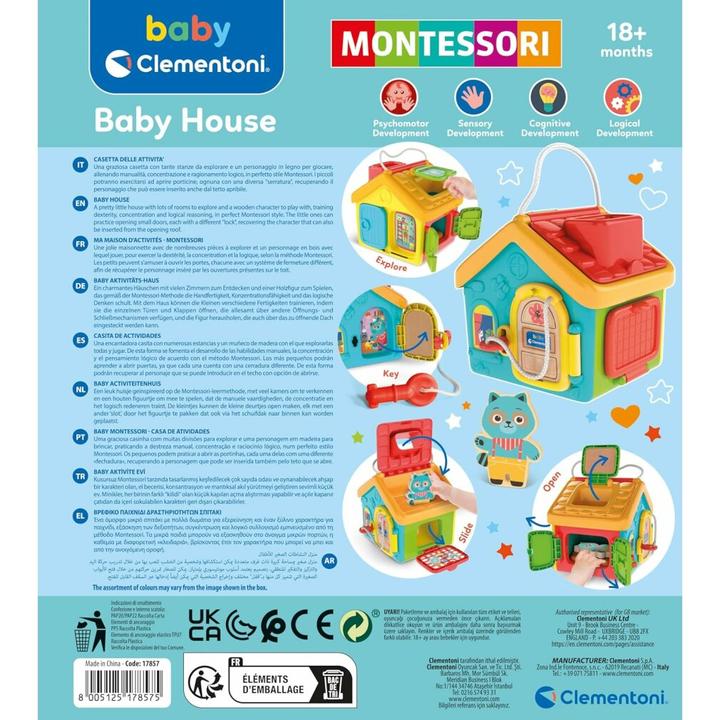 Image du produit Clementoni Montesorri Baby - Maison d'activités (Italien)