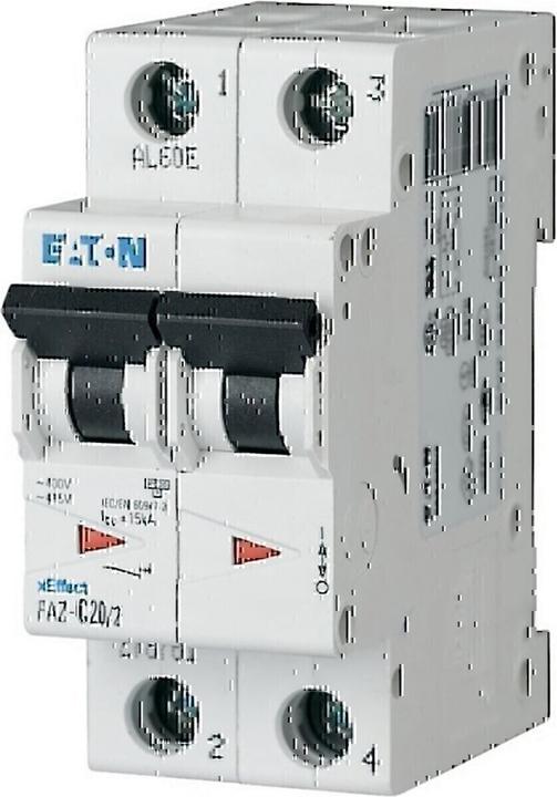 Actual product image Eaton Electric GmbH Circuit breaker C 6A 2p FAZ-C6/2