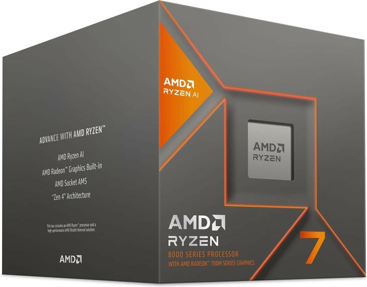 Immagine prodotto AMD Ryzen 7 8700G (AM5, 4.20 GHz, 8 -Core)