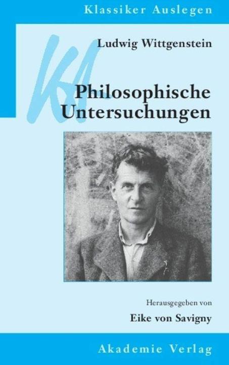 Produktbild Philosophische Untersuchungen (Deutsch, Eike Von Savigny, Höffe, 2011)