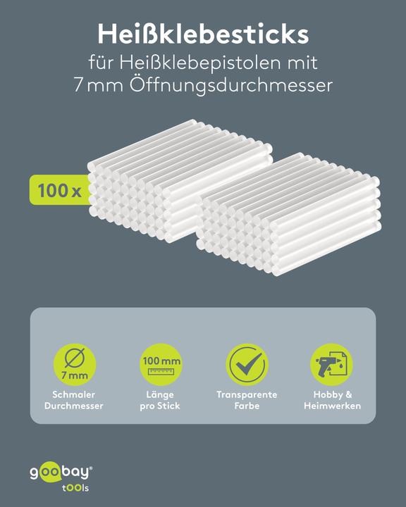 Produktbild Goobay Heissklebesticks