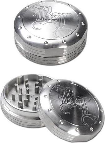 Black Leaf Grinder CNC 2teilig BL Deep Engraving