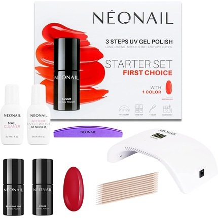 Produktbild Neonail First Choice Starter Set (Set, Rot)