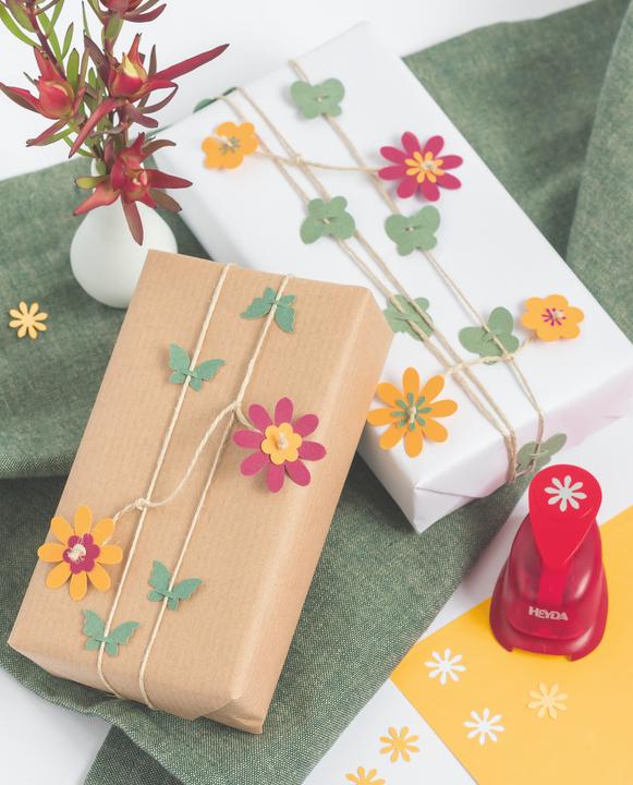 Produktbild Heyda Motivstanzer für Karton bis 220g/qm Blume 15x15mm