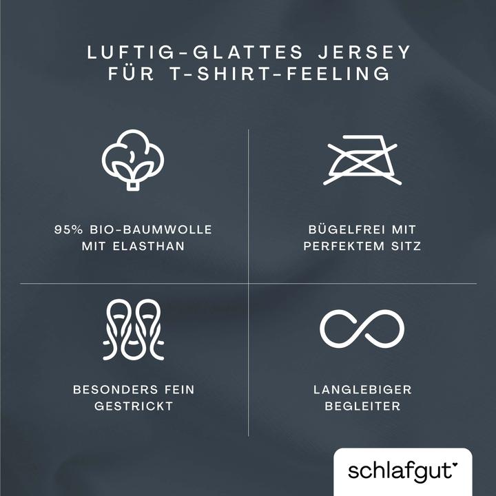 Actual product image schlafgut Knitted Jersey (Duvet cover, 80 x 80 cm)