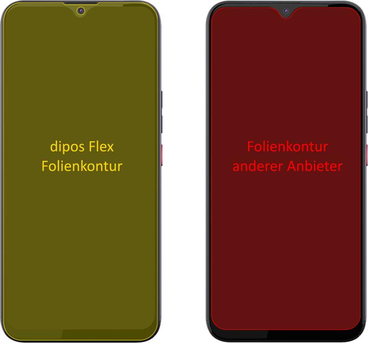Produktbild Dipos Displayschutzfolie Full-Cover 3D (2 Stk., Gigaset  GS5)
