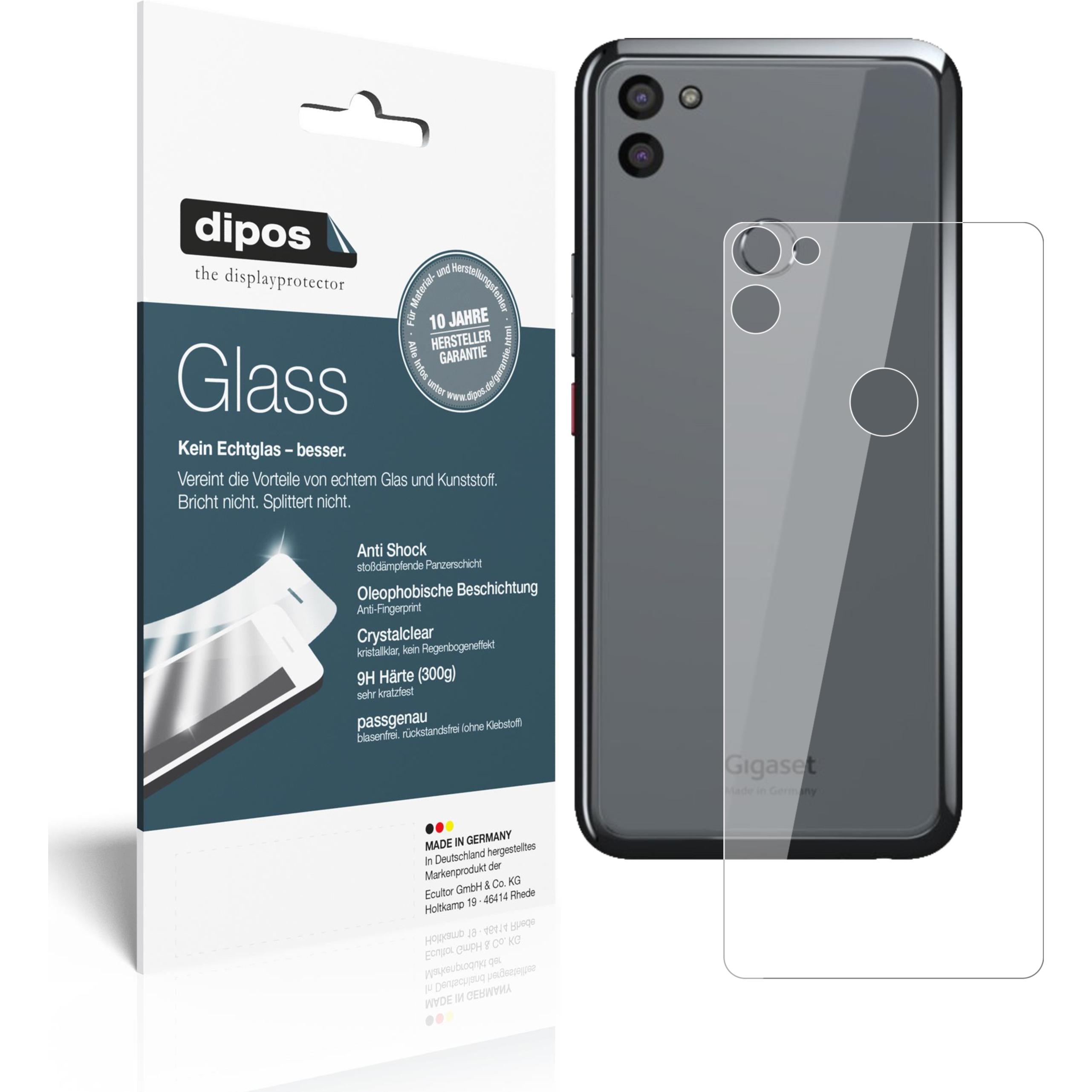 Dipos Displayschutz Anti-Shock (2 Stück, Gigaset GS5), Smartphone Schutzfolie, Transparent