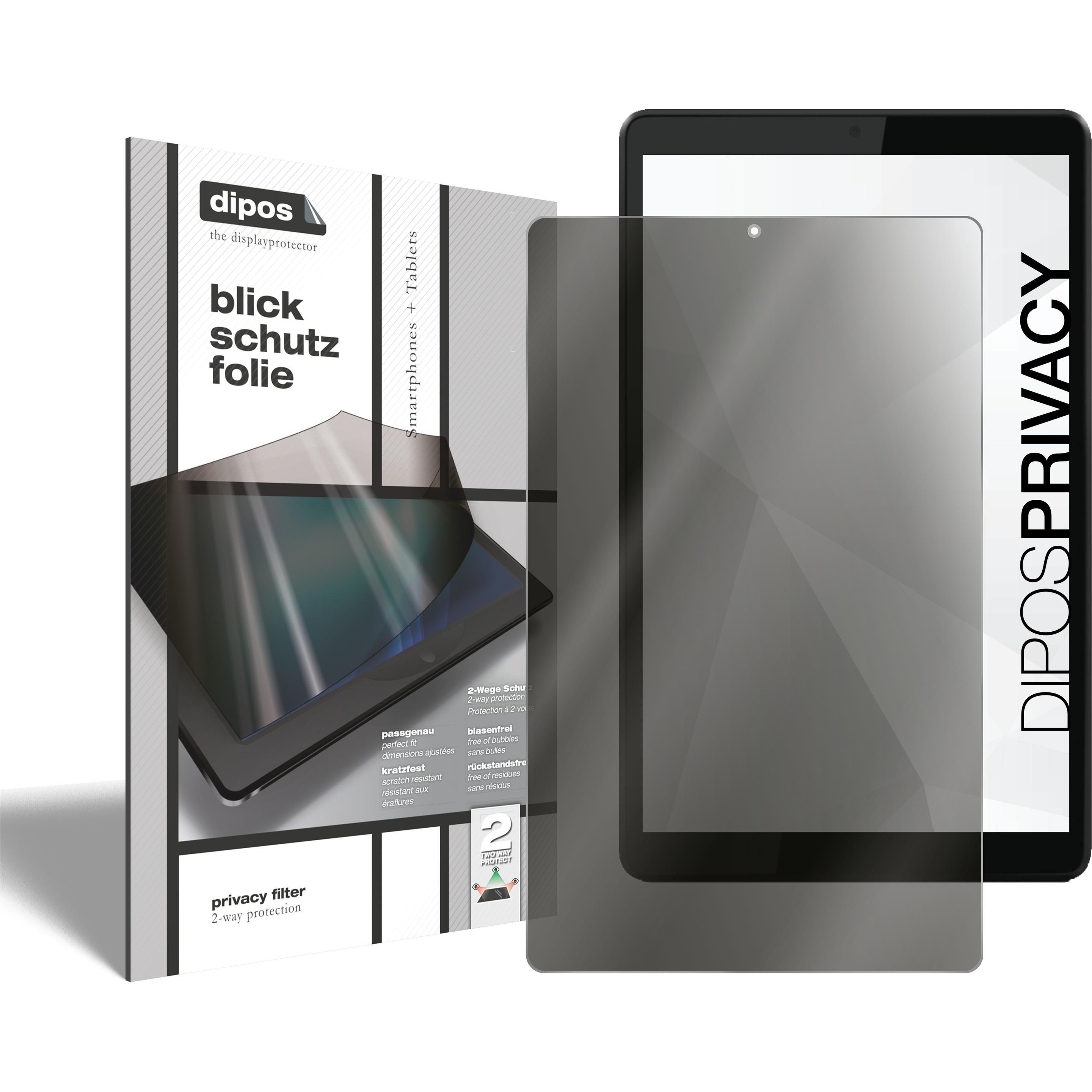 Thumbnail - Dipos Blickschutzfolie 2-Way Anti-Shock (1 Stück, Motorola Tab G20), Tablet Schutzfolie