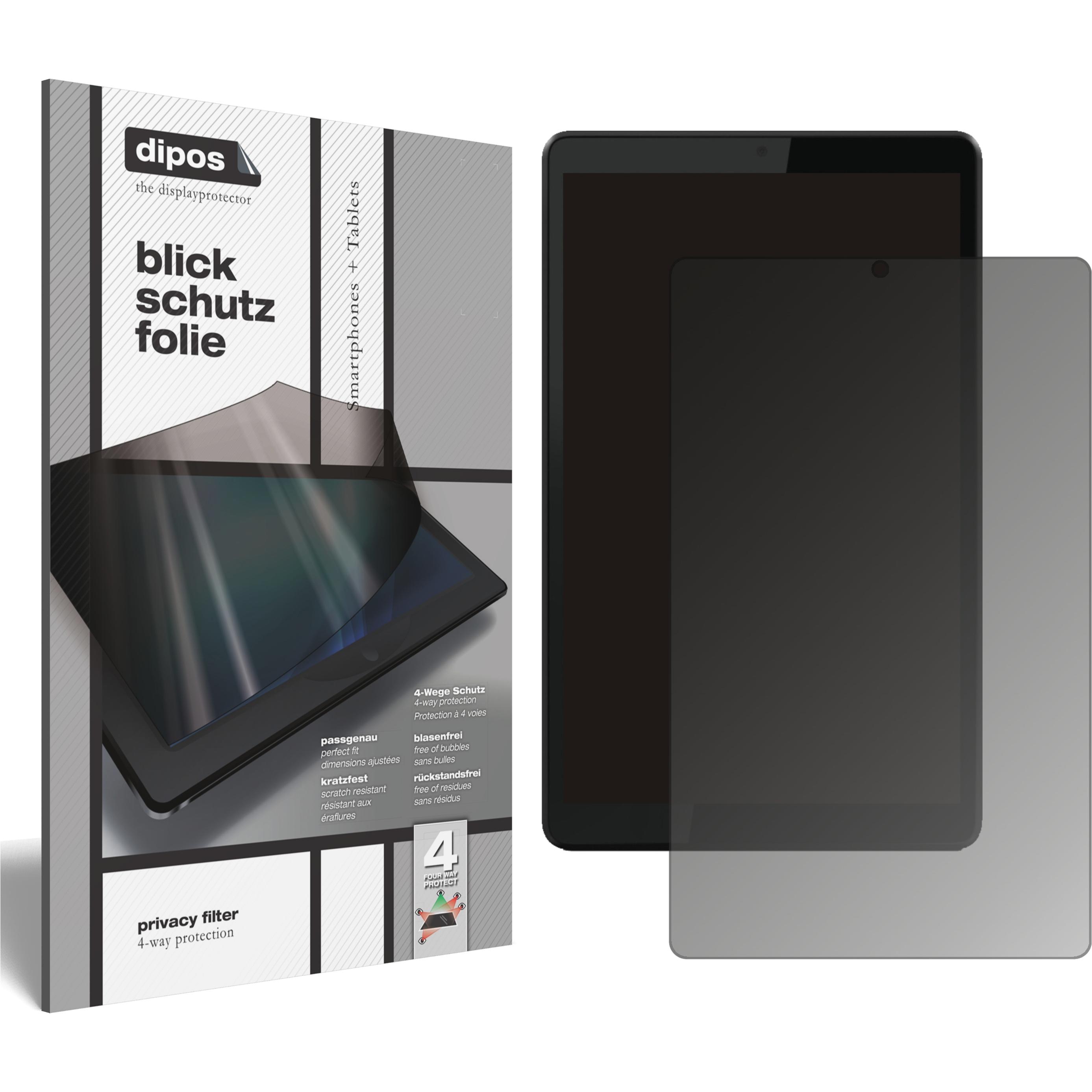 Dipos Blickschutzfolie 4-Way Privacy (1 Stück, Motorola Tab G20), Tablet Schutzfolie