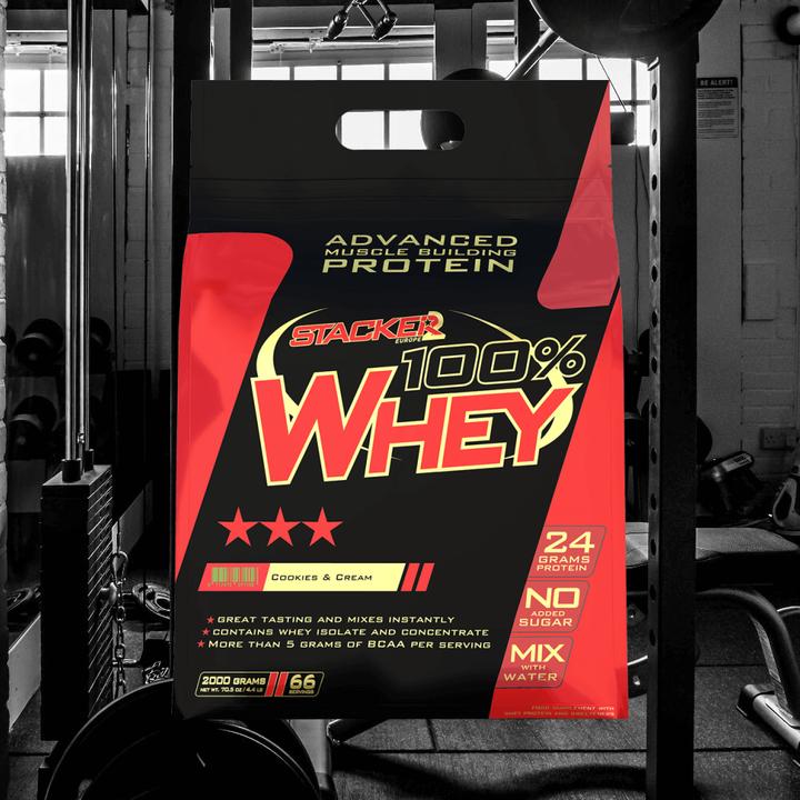 Actual product image Stackers 100% Whey (1 x, 2000 g)