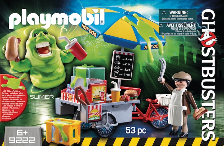 Actual product image Playmobil Slimer with Hot Dog Stand (9222, Playmobil Ghostbusters)