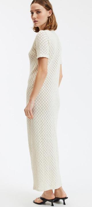 Produktbild La Redoute Collections Langes Häkelkleid mit V-Ausschnitt und kurzen Ärmeln (S)