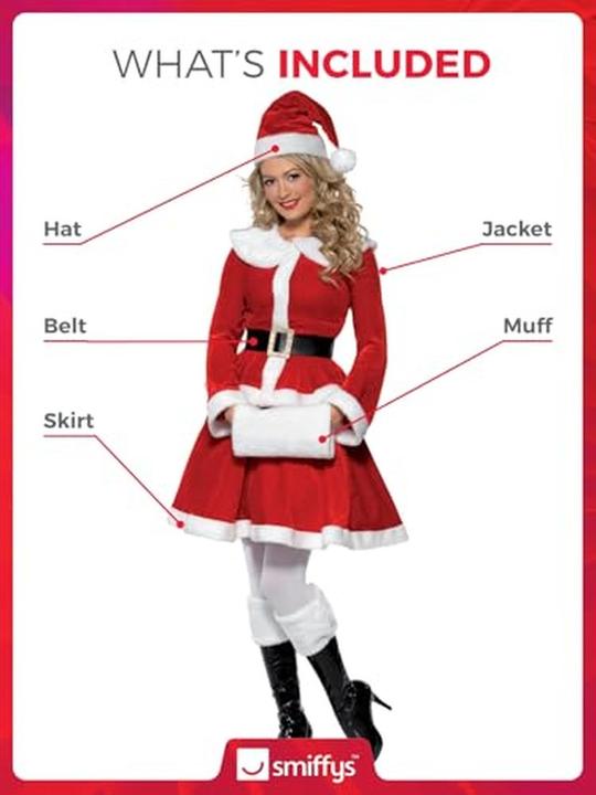 Actual product image Smiffys Miss Santa (XL)