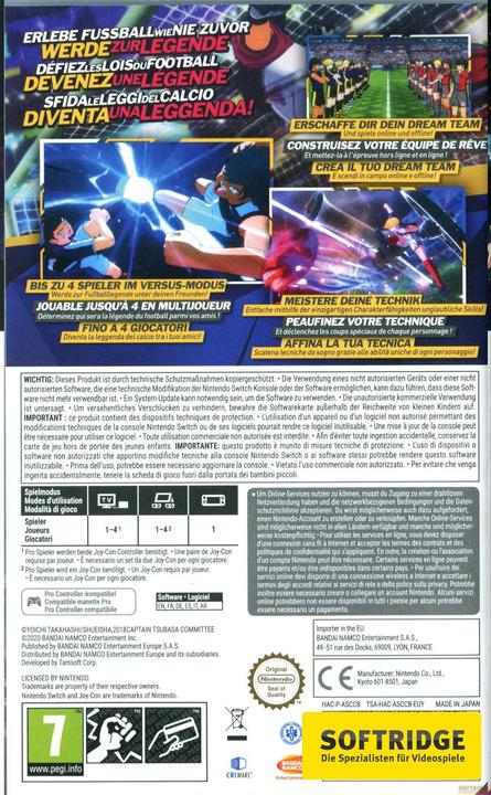 Actual product image Bandai Namco Captain Tsubasa: Rise Of New Champions (Switch, Switch Lite, Switch OLED, Multilingual)