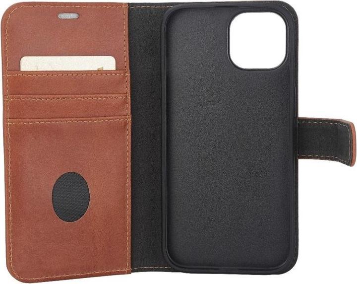 Immagine prodotto Radicover Protezione dalle radiazioni Portafoglio in pelle vegana 2in1 MAGSAFE iPhone 15 Marrone (Apple iPhone 15)