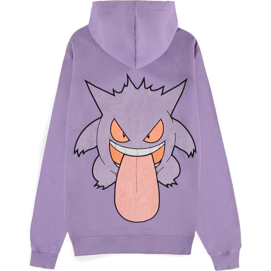 Thumbnail - Difuzed, Herren, Pullover, Pokemon sweater à capuche Ectoplasma (S), Violett, (S)
