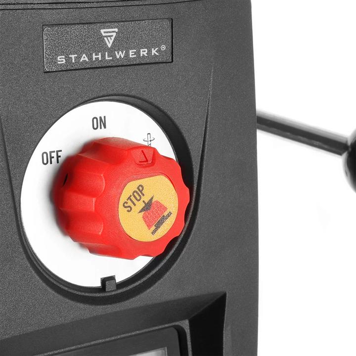 Actual product image Stahlwerk bench drill 800 watt 2,500 rpm drill press with laser for wood and metal