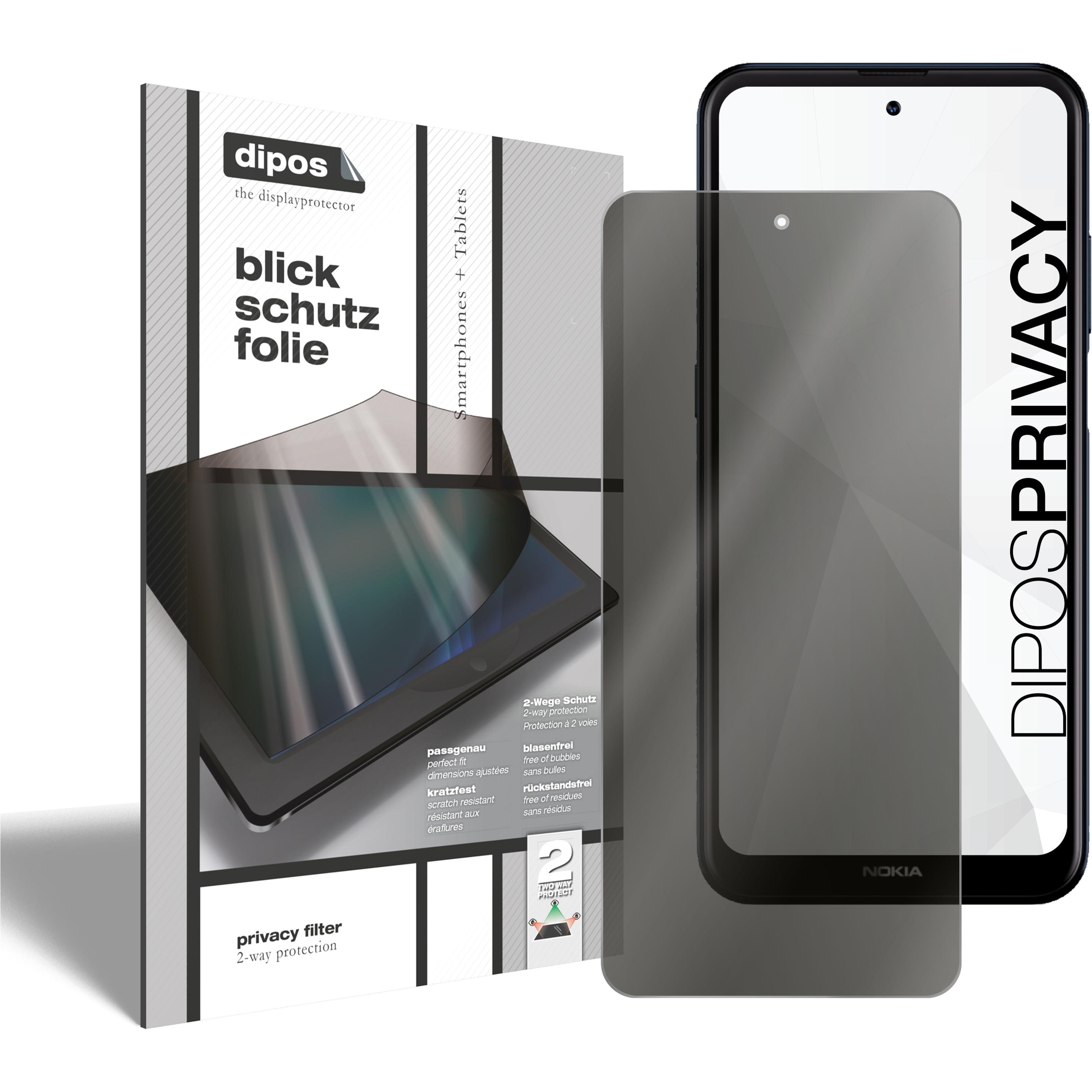 Thumbnail - Dipos Blickschutzfolie 2-Way Anti-Shock (1 Stück, Nokia X100), Smartphone Schutzfolie, Transparent