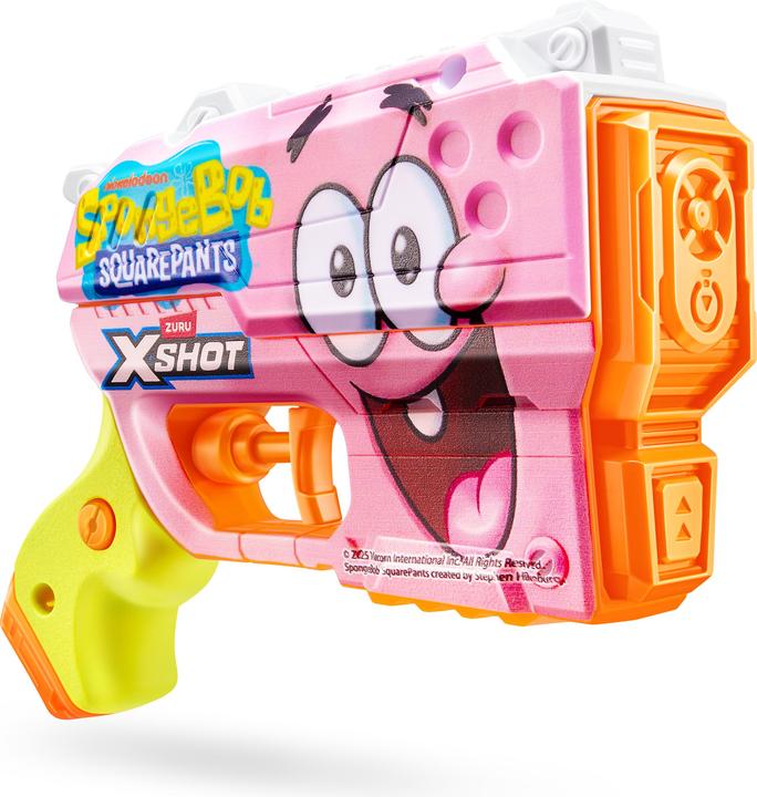 Actual product image Xshot Water ZURU - Fast-Fill Spongebob Jr. Blaster (Removable)