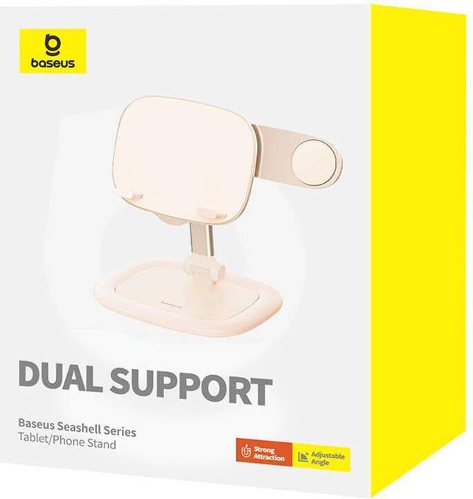 Produktbild Baseus Seashell Series verstellbarer Tablet-/Telefonständer – Pink