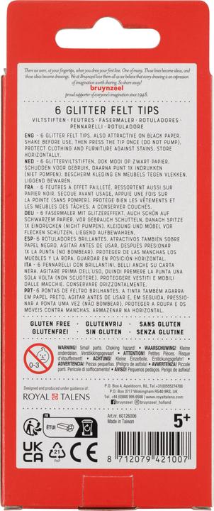 Immagine prodotto Bruynzeel Kids Glitter Filzstifte (6x)