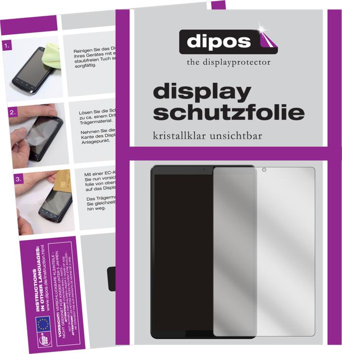 Produktbild Dipos Displayschutzfolie Crystalclear (2 Stück, Smart Tab M8)