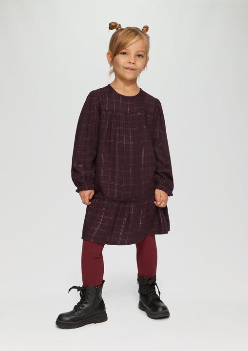 Actual product image S.Oliver Kleid Viskose-Kleid mit Volants und Glitzerdetails (110)