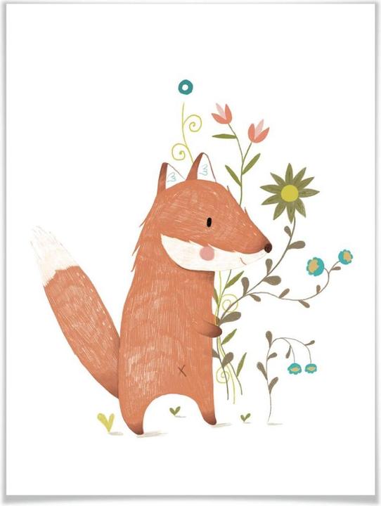 Image du produit Trenddeko petit renard (30 x 40 cm)