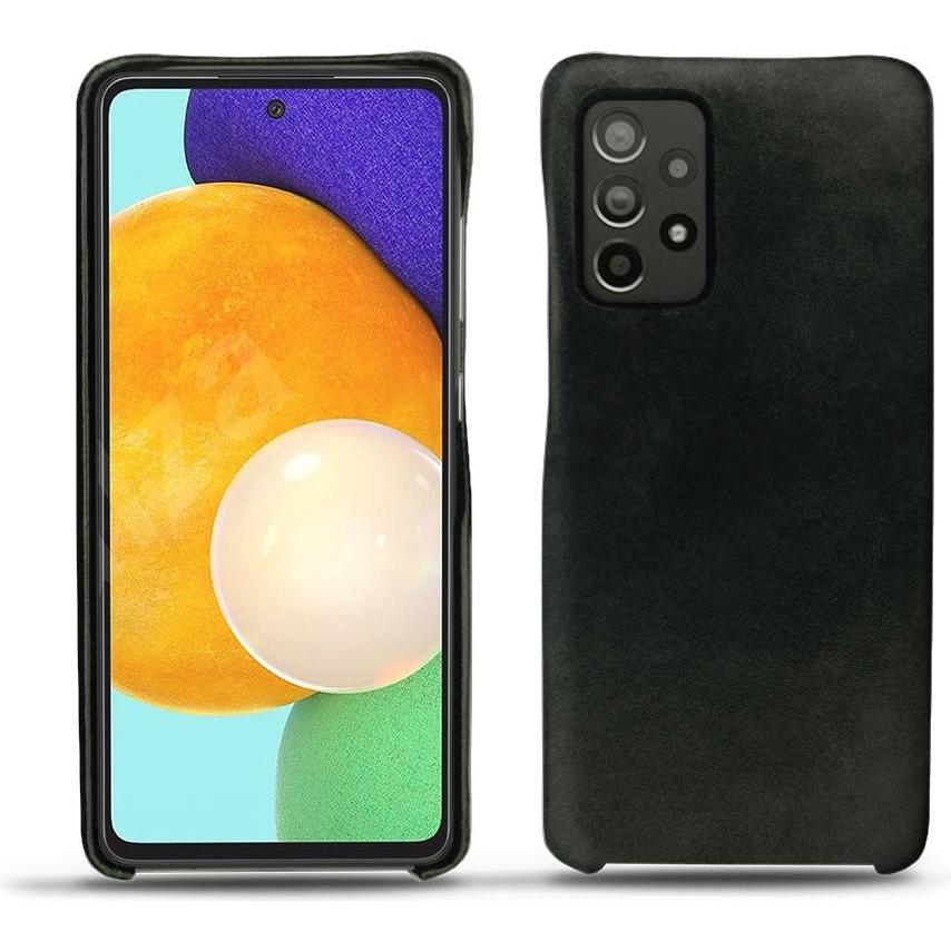 Noreve Lederschutzhülle (Samsung Galaxy A52), Smartphone Hülle, Schwarz