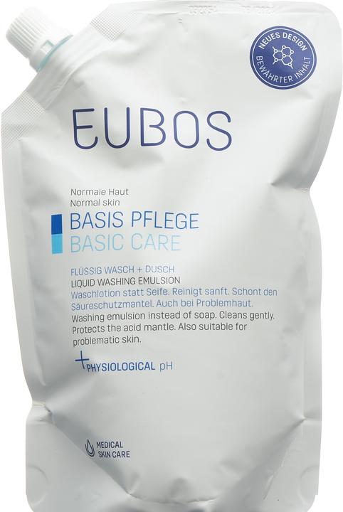 Eubos Seife liquide unparfümiert blau refill liq (400 ml)