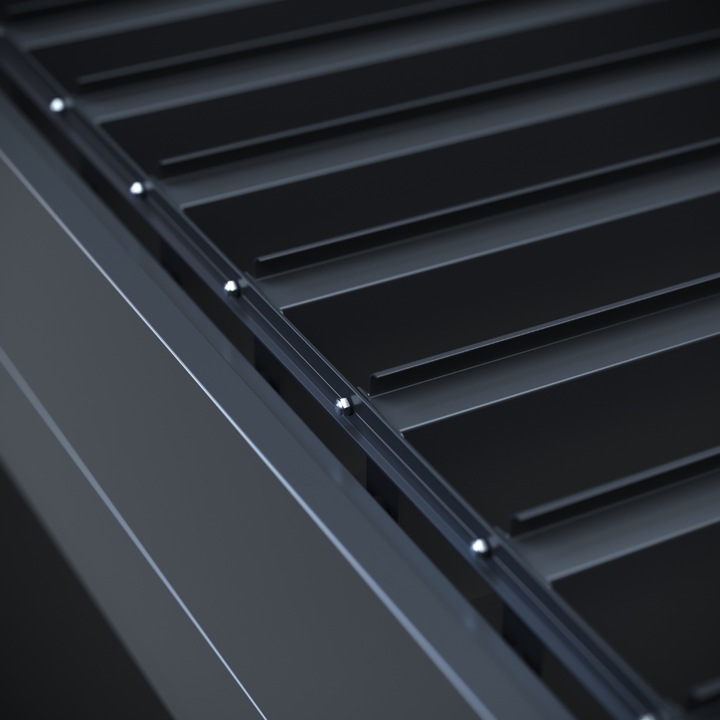Actual product image Weide Pergola Deluxe Plus 3.6x7.2m with slatted roof anthracite (360 cm, 720 cm)