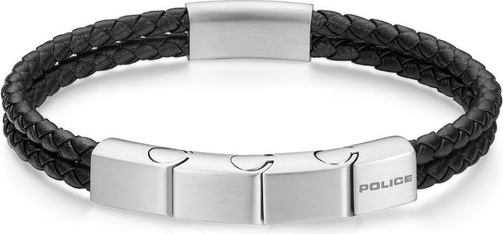 Produktbild Police Parallel Armband (21 cm, Leder, Edelstahl)