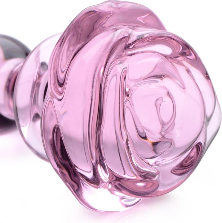 Produktbild XR Brands Glass Small Anal Plug Rose