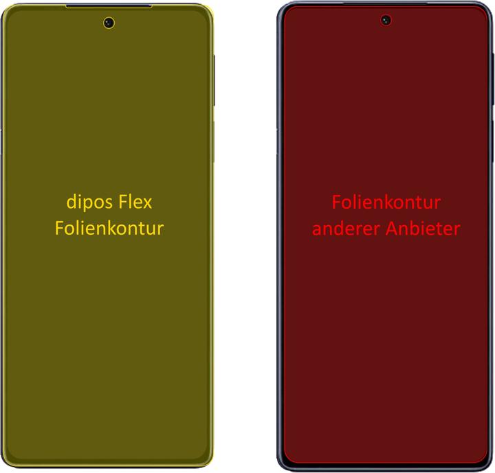 Produktbild Dipos Displayschutzfolie Full-Cover 3D (3 Stück, Motorola Edge X30)