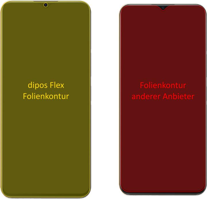 Produktbild Dipos Displayschutzfolie Full-Cover 3D (3 Stück, Vivo iQOO Z5x)