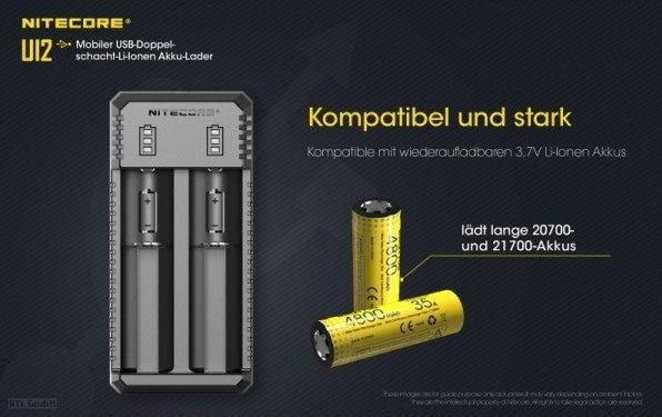 Productafbeelding Nitecore USB Lader UI2 (1 Pcs., Lader zonder batterij)