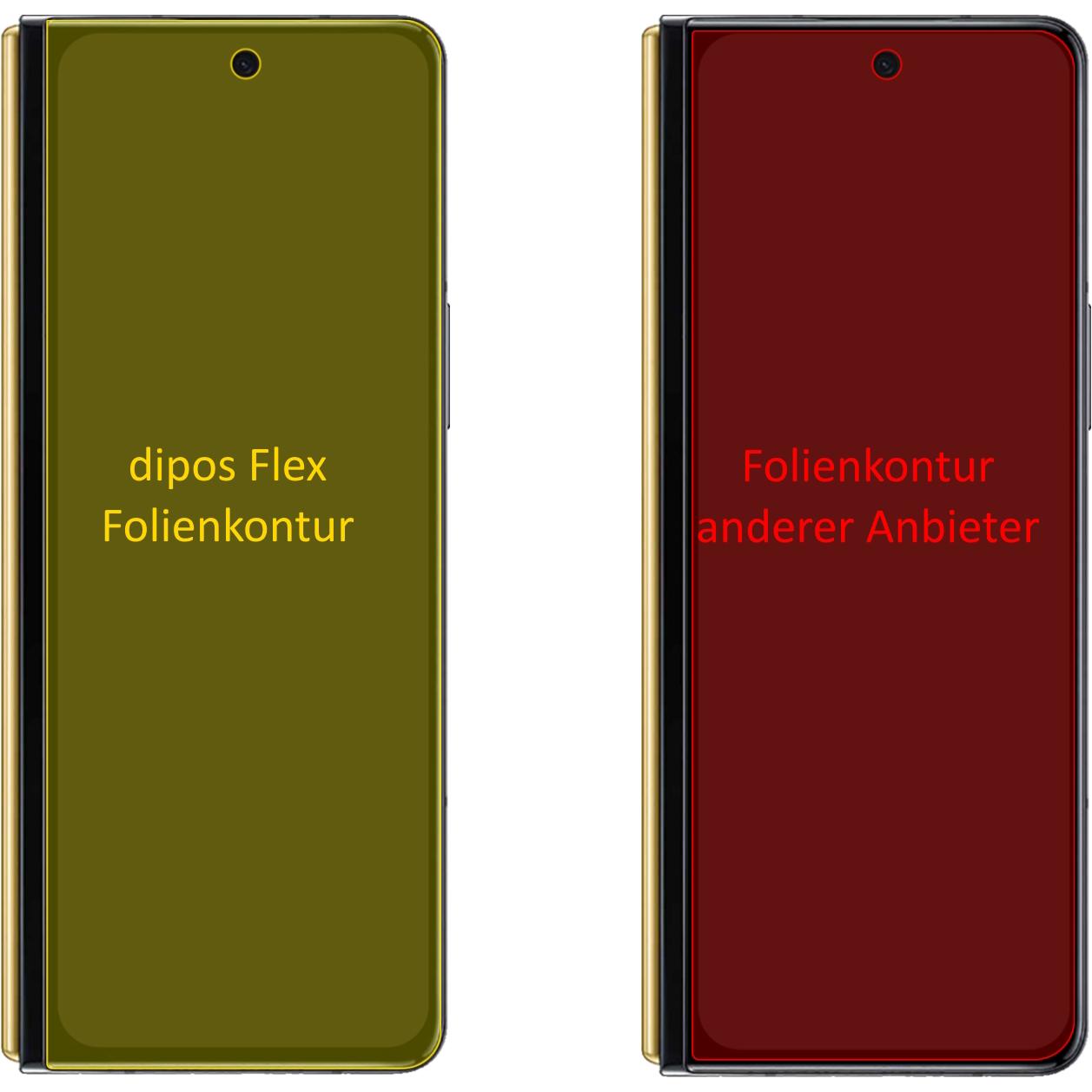 Thumbnail - Dipos Displayschutzfolie Full-Cover 3D (3 Stück, Samsung Galaxy S21), Smartphone Schutzfolie, Transparent
