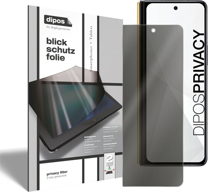 Dipos Blickschutzfolie 2-Way Anti-Shock (2 Stück, Samsung Galaxy S21)
