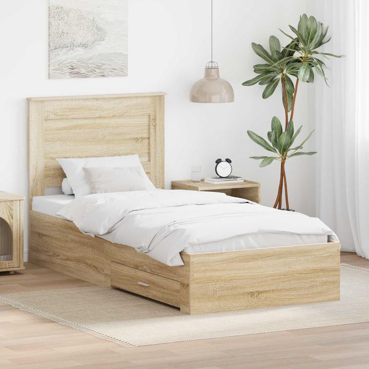 Image du produit vidaXL Aufbewahrungsbettgestell (75 x 190 cm)