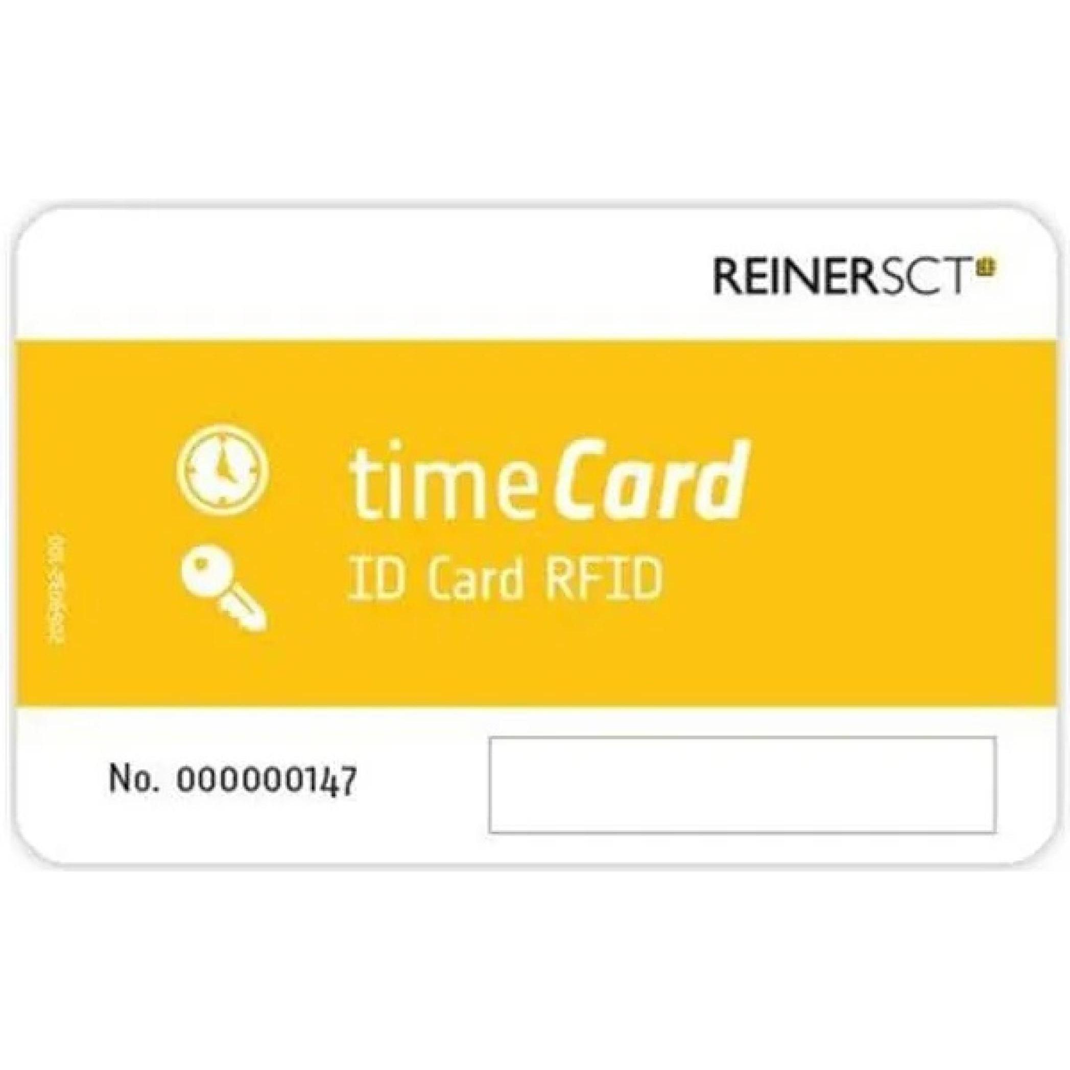 ReinerSCT, Zeiterfassungssystem, timeCard Premium Chipkarte 10 DES